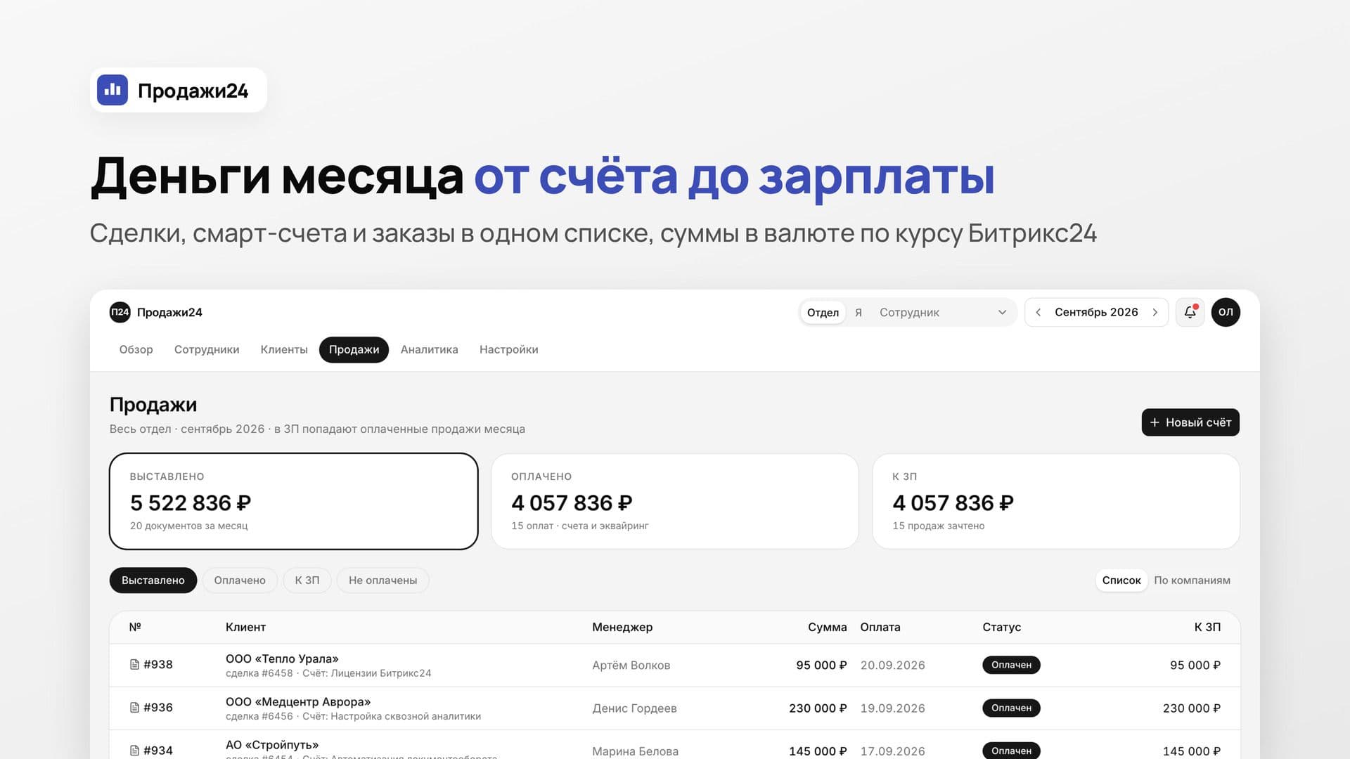 Продажи24 — скриншот 4