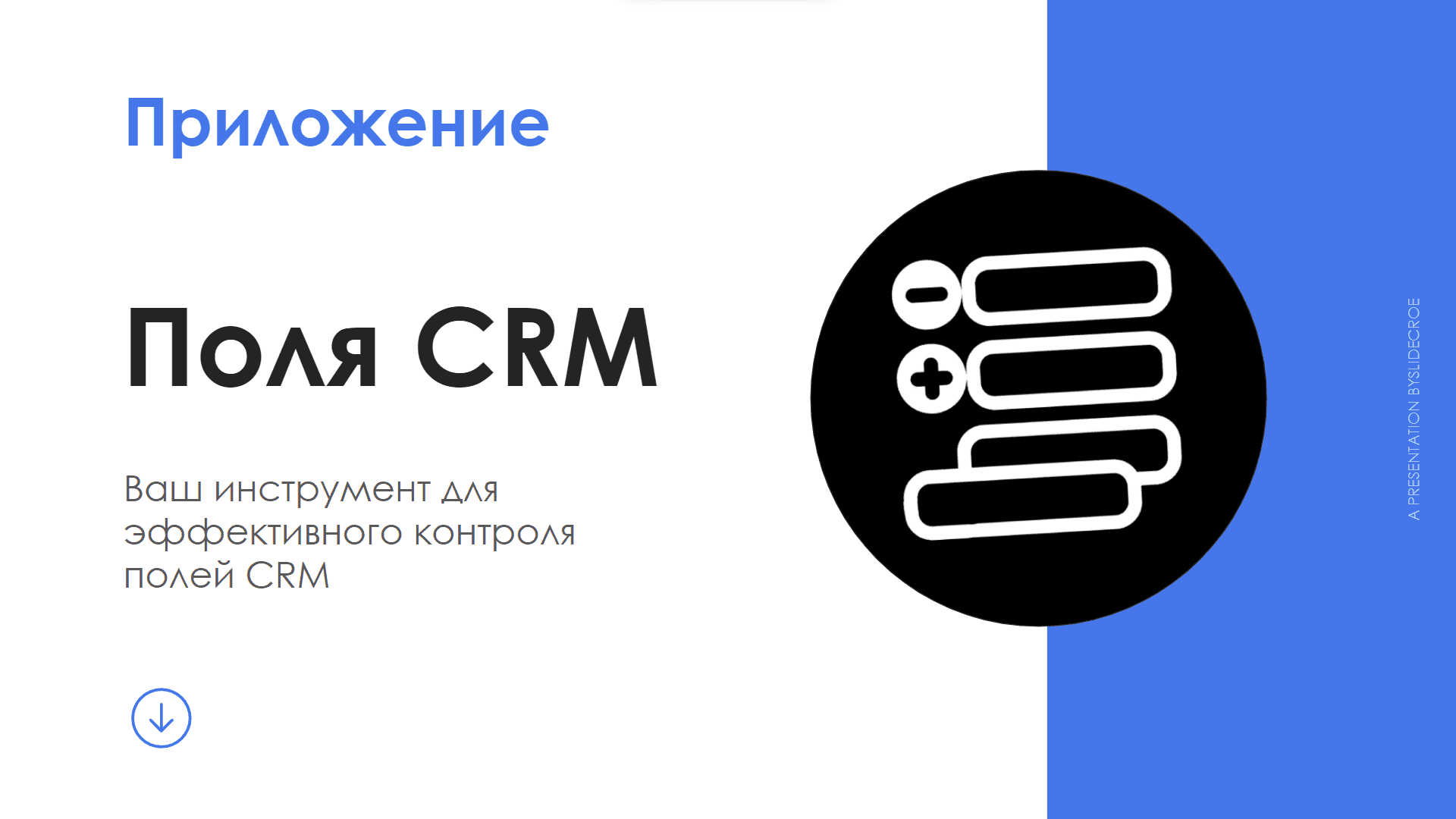 Поля CRM — скриншот 1